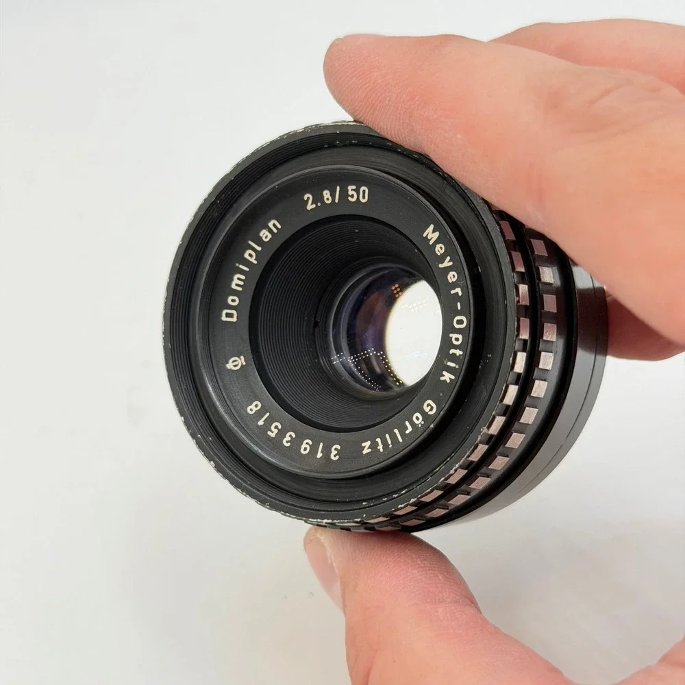 Meyer-Optik Görlitz Domiplan 50mm f2.8 M42 Mount Zebra Vintage Lens 3193518